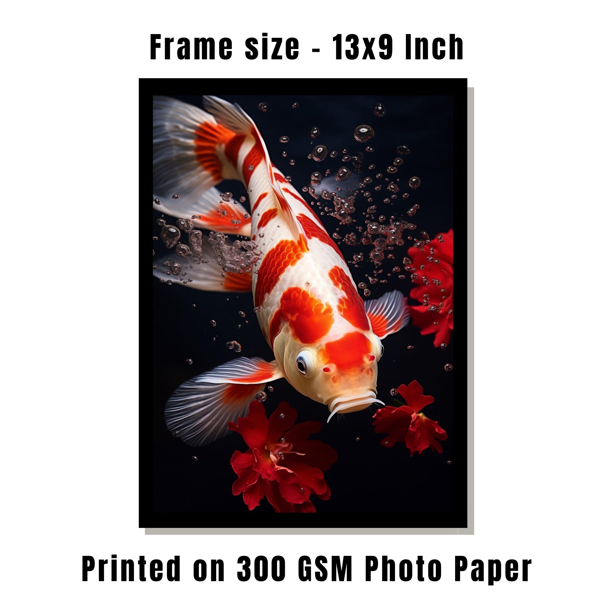 Kayas Collection Vastu-Aligned Lucky Koi Fish Painting To Invite